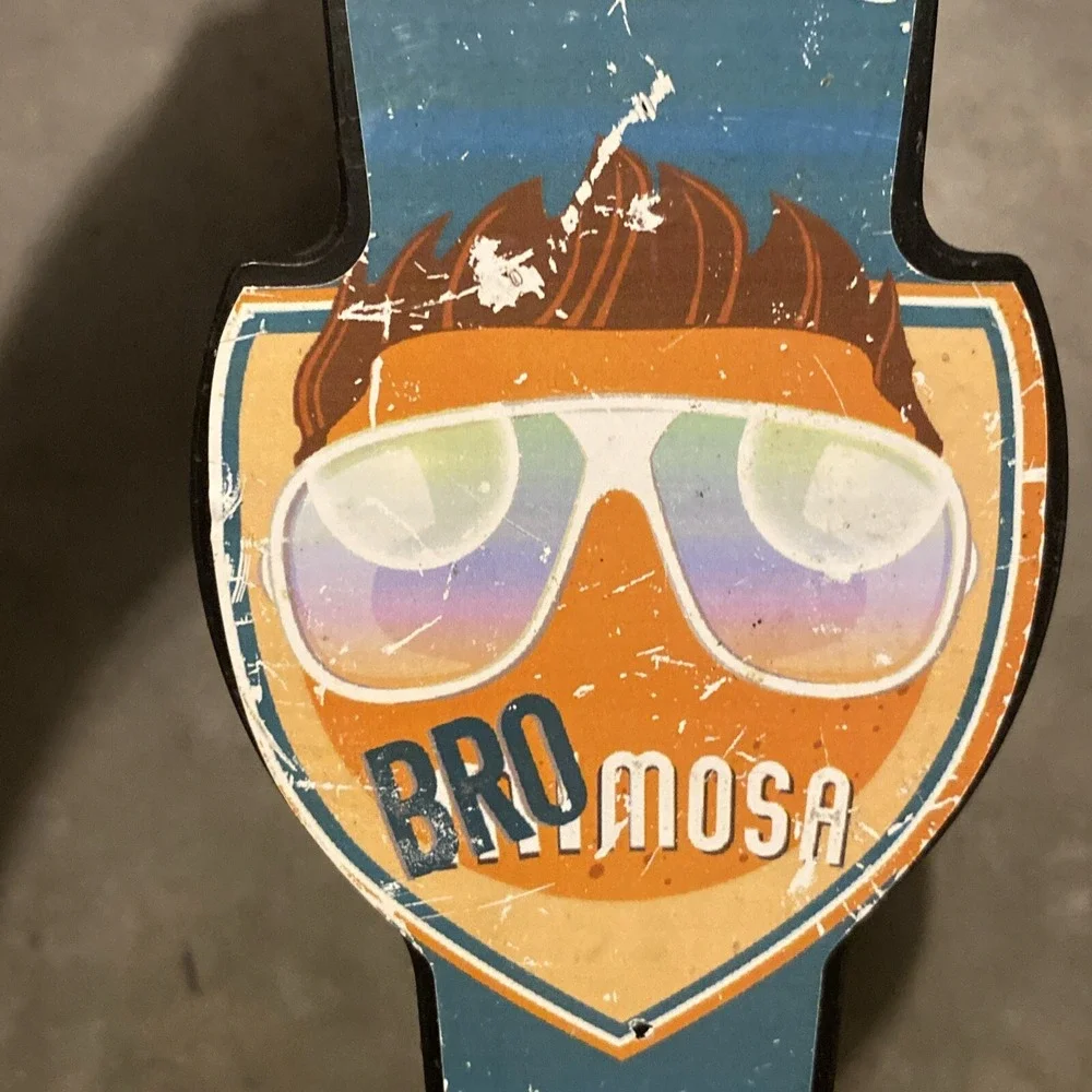 Big Storm Brewing Co. Bro Mosa Tangerine Brut IPA Tap Handle